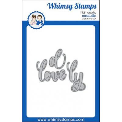 Whimsy Stamps Denise Lynn and Deb Davis Die Set - Love Word